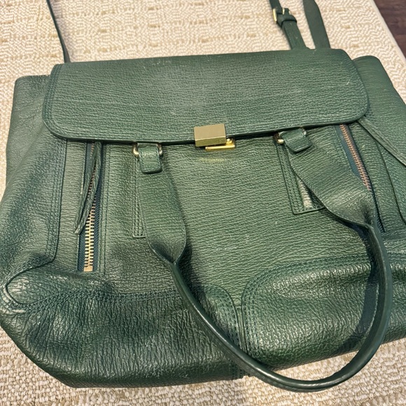 3.1 Phillip Lim Large Pashli Satchel Jade Green - Picture 5 of 11